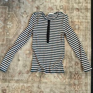 rag & bone Striped Long Sleeve Size M